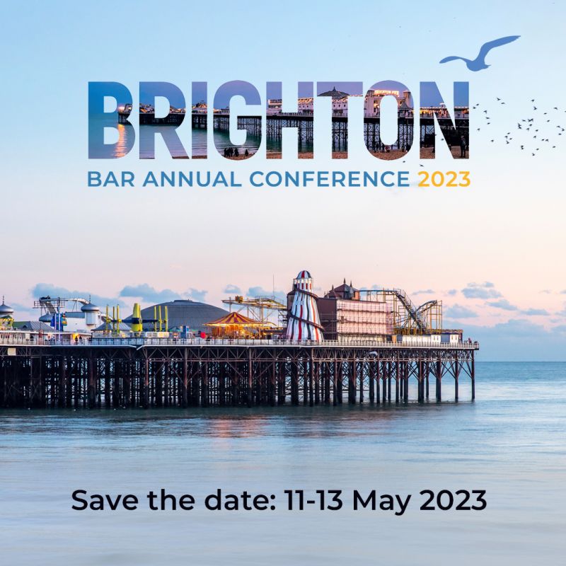 Brighton bar annual conference.